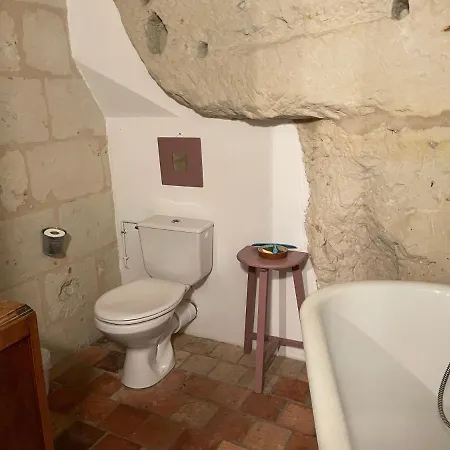 L'escale Troglo Au Bord De La Loire בית נופש